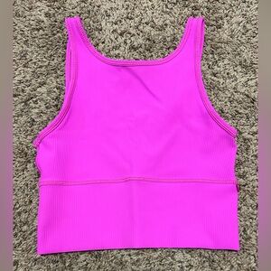 Lululemon Highlight Purple Power Pivot Ribbed Tank Top